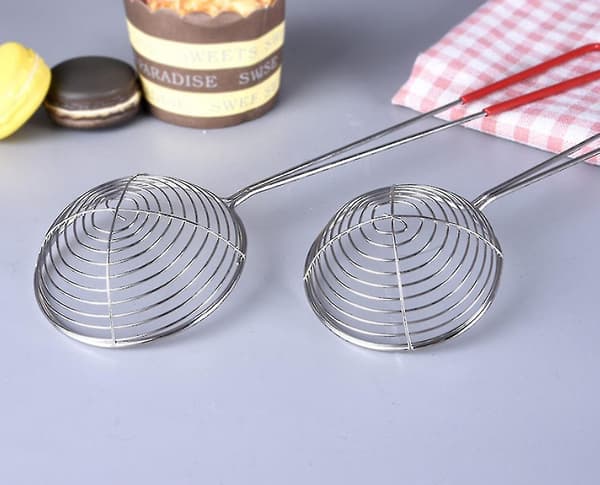 Fondue Strainer Stainless Steel Kitchen Strainer with Handle Fine Mesh