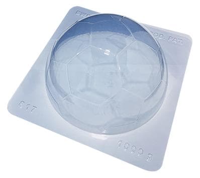 Pralinform Fotball 1kg - Sjokoladeform - BWB 817 - 3-delt form