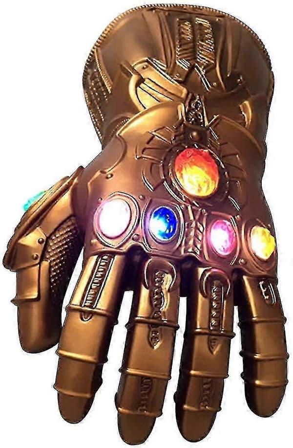 2025 Thanos Infinity Gauntlet Led Gem Light Up Handske Avengers Actionfigur Cosplay Børnelegetøj