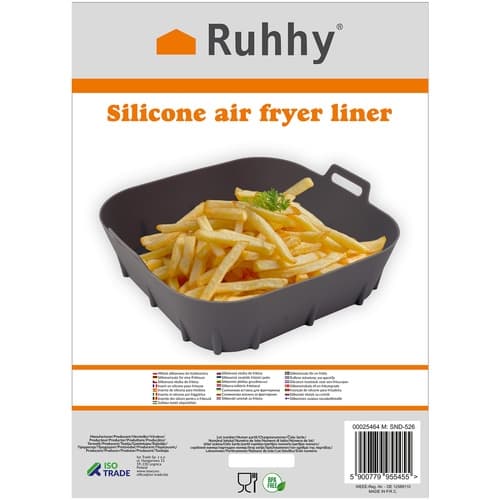 Airfryer Silikonform 20x20x6cm - Kurv til Airfryer