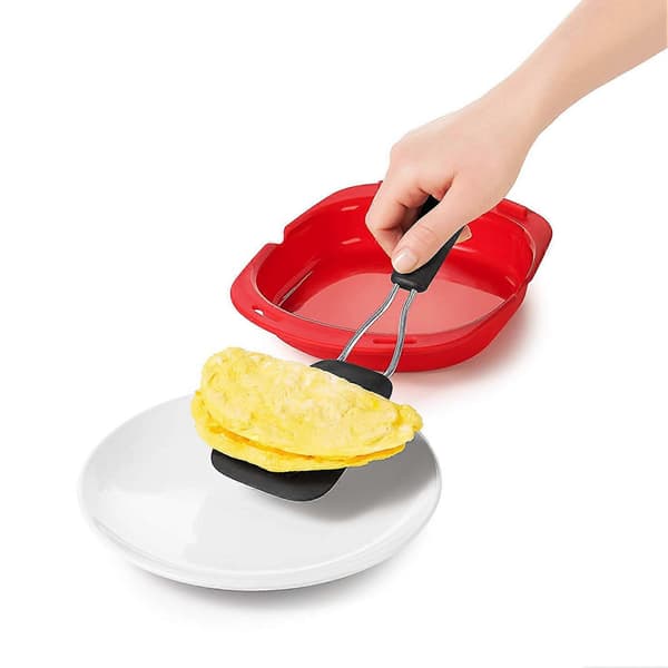 Omelett Maker Eco-Friendly Durable Silicone Omelet Tool Microwave for Cooking