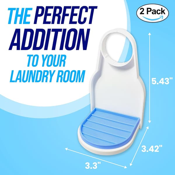 [2-pak] Vaskemiddelbeholder, vaskemiddel drypfanger (U