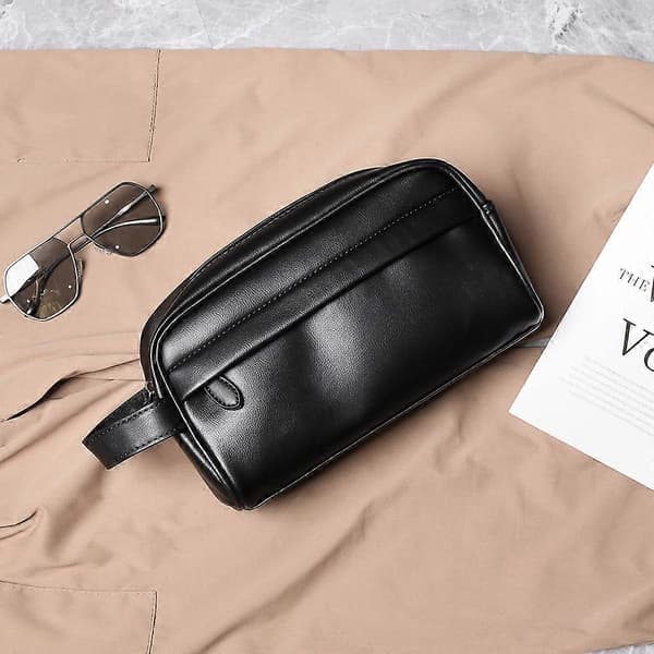Stor afslappet clutch taske