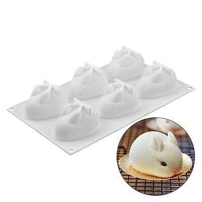 Kanin Silikoneform Chokoladeform Mousseform Vit white