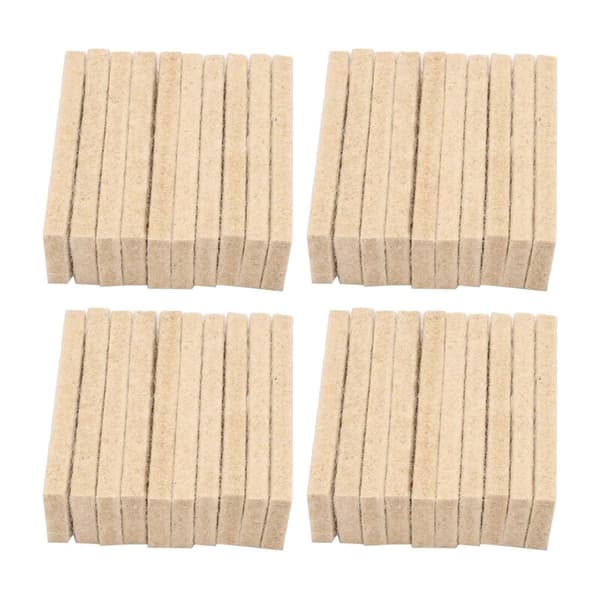 40x Brake Pads for Exercise Bike, Felt Resistance, Wool