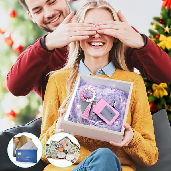 Avaimenperä ranteeseen lompakolla ja naisten, pinkki, katso kuvaus pinkki - Rosa