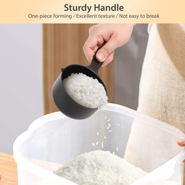Precision Kitchen Assistant, Durable BPA-Free Plastic Measuring Cup Set with Engraved Measurement Markings for Wet and Dry Ingredients
