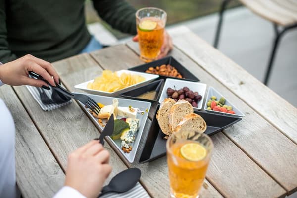 Koziol TANGRAM Ready Gourmet Sæt Sort Hvid 0.33