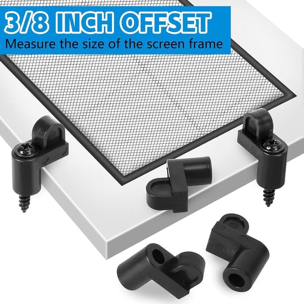 til 48 stk. à 1 cm dørpaneler sort - Schwarz