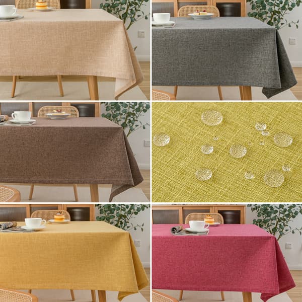 One piece (waterproof hemp coffee, 140*200cm) simple cotton and