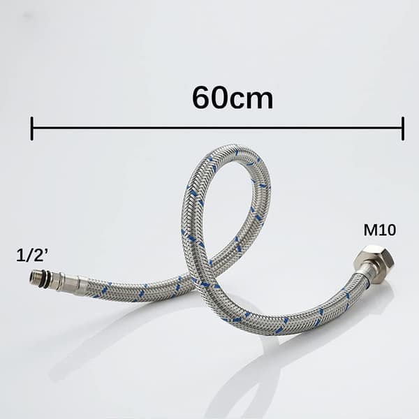 2 pcs (1/2 60 cm) Replacement hose for flexible kitchen faucet