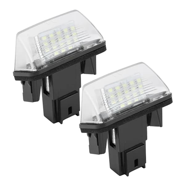 2 pcs 18 LED Left Right Car License Plate Light for Citroen C3 2002-2009 0.1