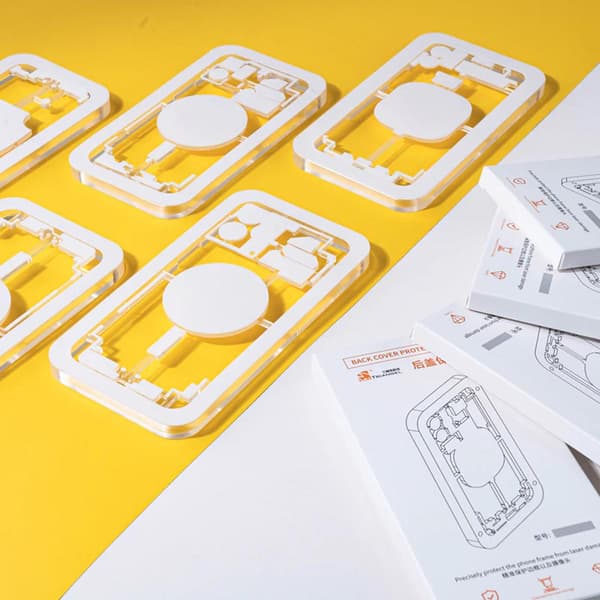 Form for separerende lasermaskin bakside til iPhone 12 Pro Max 80