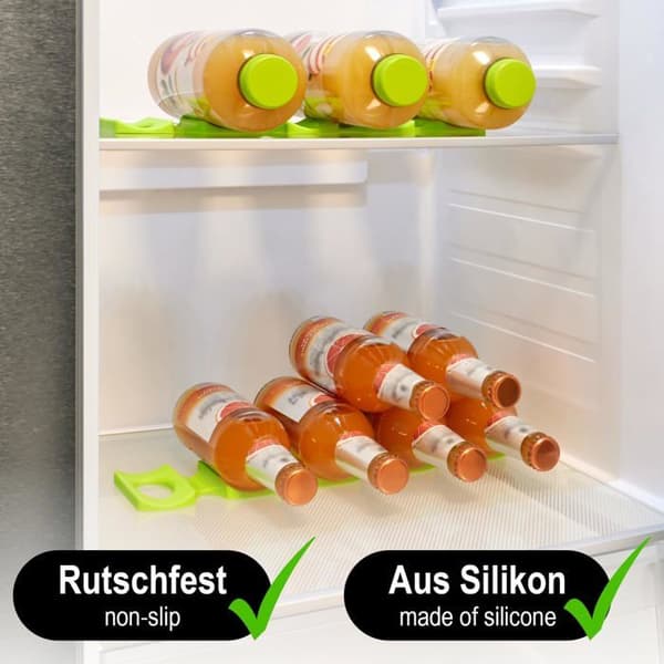 Pulloalusta - 3 kpl setti - Pehmeä silikoni - Jääkaapin ja baarin järjestely - Rullauksen esto