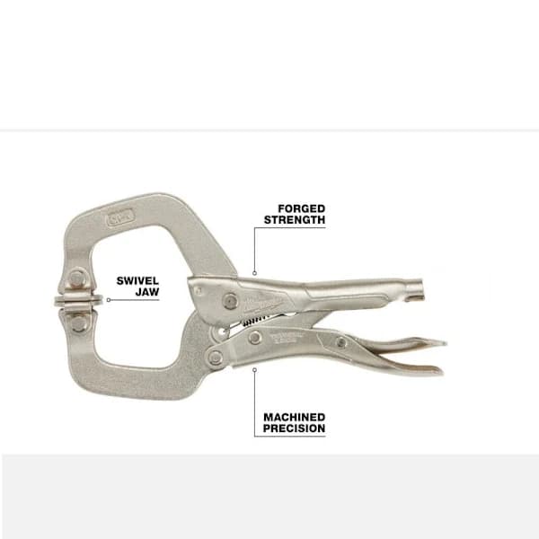 Låsende C-klemme Basics Justerbar Metall Ansiktsklemme 6 Tommer