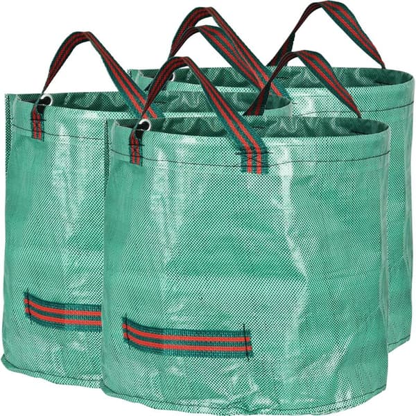 3 stk. haveaffaldsposer 60L rivefaste – 16 gallon, 45x38cm