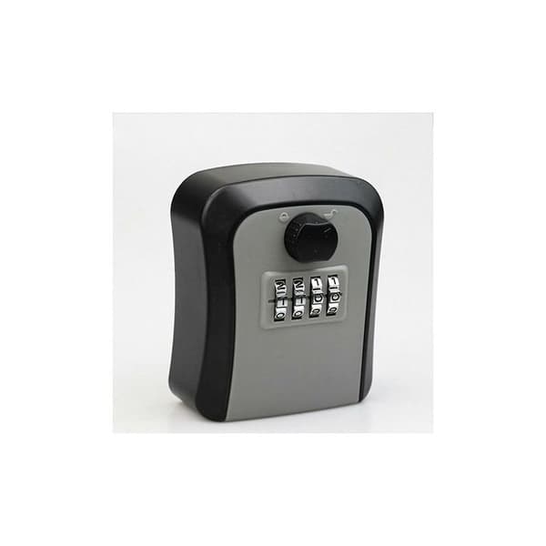 Key Cabinet, Security Storage, Combination Lock, Wall Lock, Black-Small, DOPA