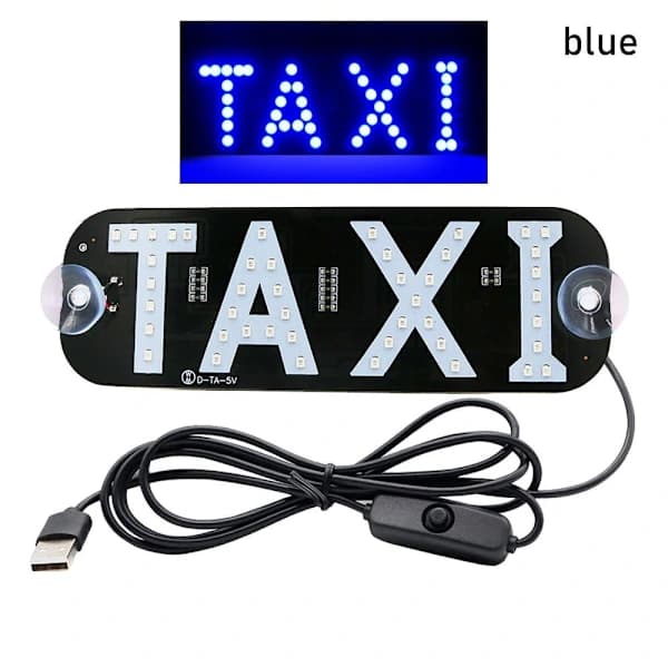 LED-taksivalo Autosignaali BLÅ BLÅ sininen[XJ]