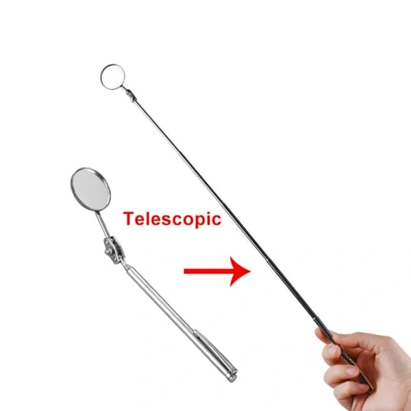 3 Pcs Telescopic Inspection Mirrors Round Mirrors Inspection Tool