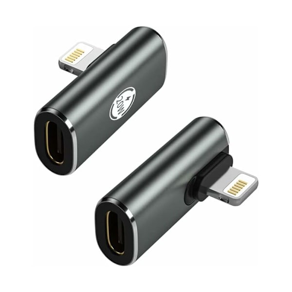USB-C til Light-ning-adapter, støtter 20W PD, hurtigladefunksjon