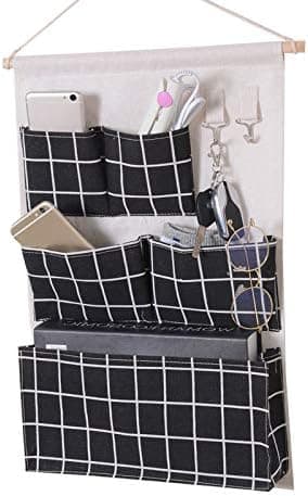 Hanging Storage Bag, Waterproof Hanging Storage Bags, (Black)