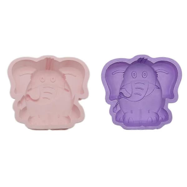 Elefant Silikon Bakeform for Kaker, Brød, Sjokolade og Harpiks Håndverk | Gjenbrukbart Bakeutstyr