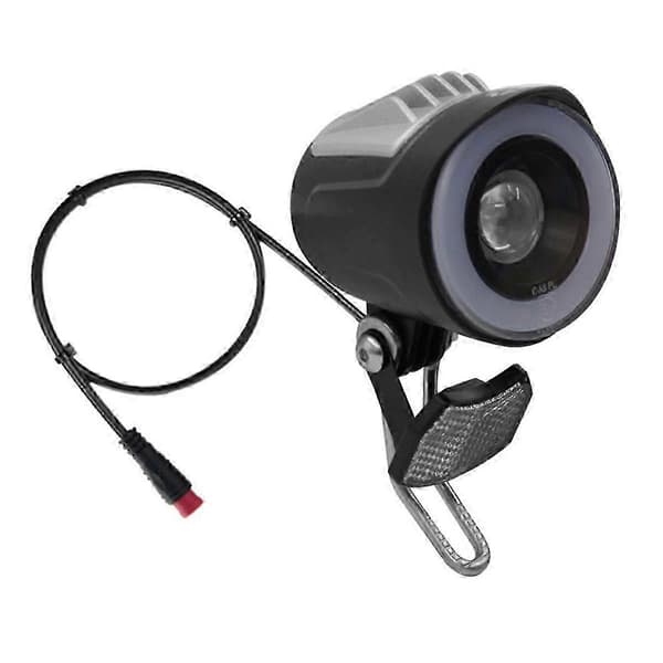 QD228 LED-frontlykt Elsykkel Scooter Vanntett Kontakt Frontlys med Horn Tilbehør