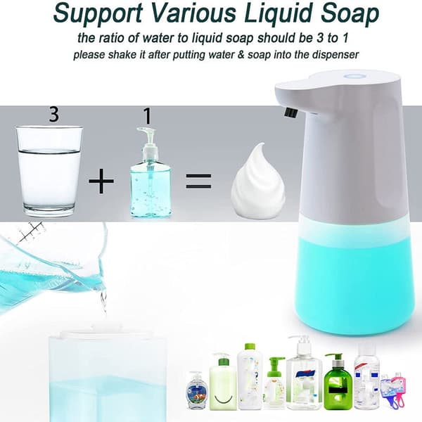 Automatic Foam Dispenser Rechargeable Hand Dispenser Contact