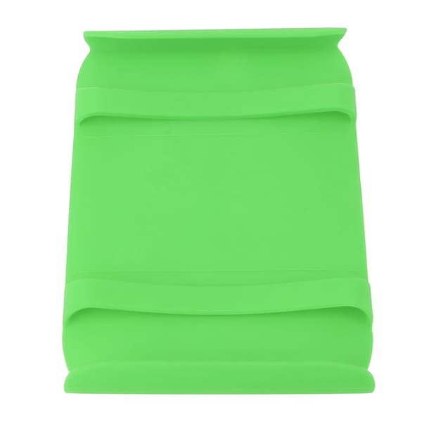 Heat-Resistant Silicone Mat with Handle, Anti-Scald, Non-Slip, Cookware Replacement, Green