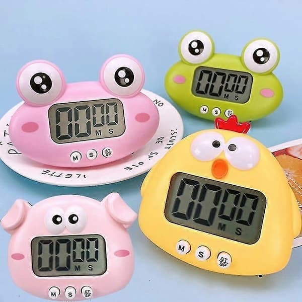 Stoppur Digital Timer Kök Nedräkning Alarmklocka Barns Inlärningstimer Timer Kök Matlagningsverktyg Digital Timer