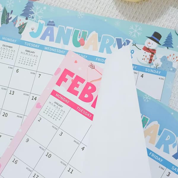 kjøleskapskalender 2026-2027 januar 2026 til juni 2027 C - C