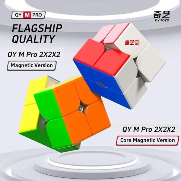 QiYi M Pro 2x2 Magnetisk Magisk Terning Professionel 2×2 Speed Puzzle Legetøj til Børn 2x2 Speedcube Cubo Magico Legetøj Til Børn