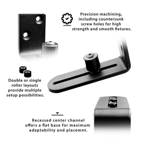 New Sliding Bearing Tracks for Sliding Doors - Adjustable Durable Rollers
