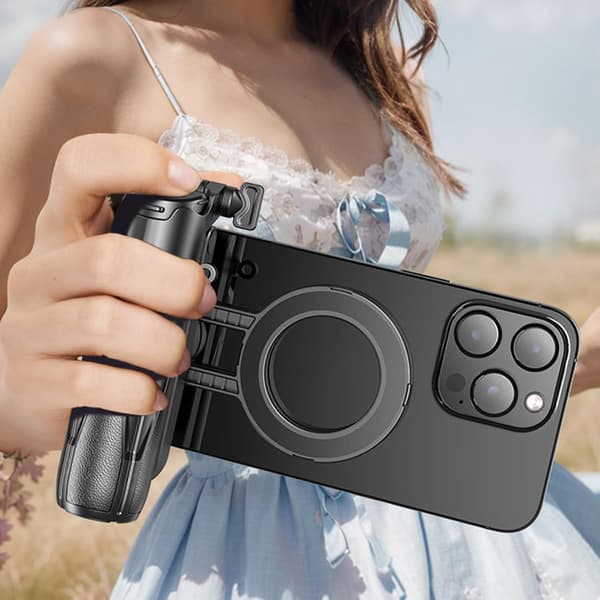Magnetisk holder til mobiltelefon, selfie, skrivebord -