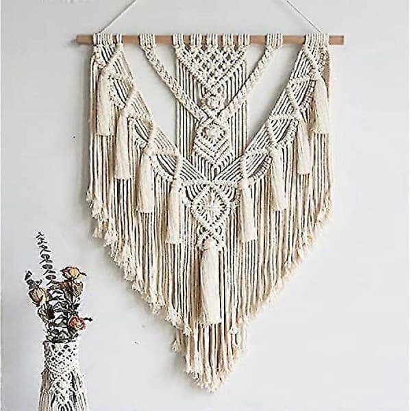 Väggbonad, 55x70cm Väggdekor Tapestry Chic Bohemisk Vävd Bonad För Sovrum Och L