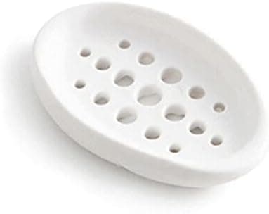11,4x7,5x1,7CM Flexible Silicone Soap Dish for Bathroom