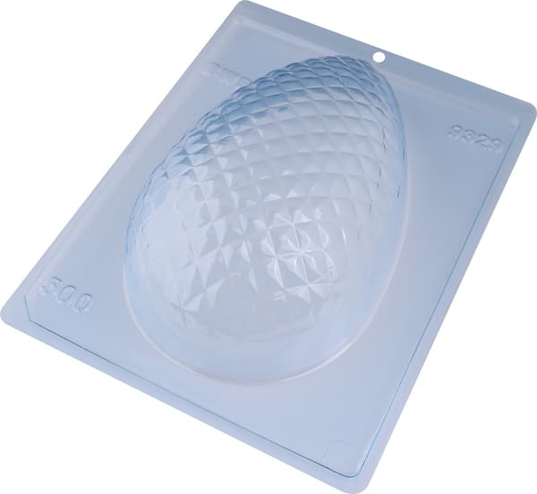 Pralineform Æg 500g - BWB 9329 - 3-delt form Transparent transparent