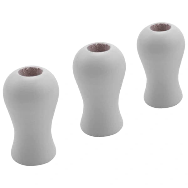 12-pack Window Blind Wood Cord Pull Ends for Blinds or Roller Shades White