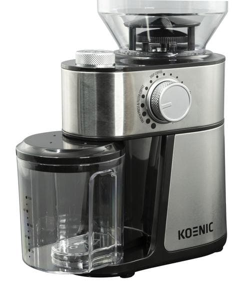 KOENIC KGC 2221 M Kaffekværn Rustfrit Stål/Sort 1.18