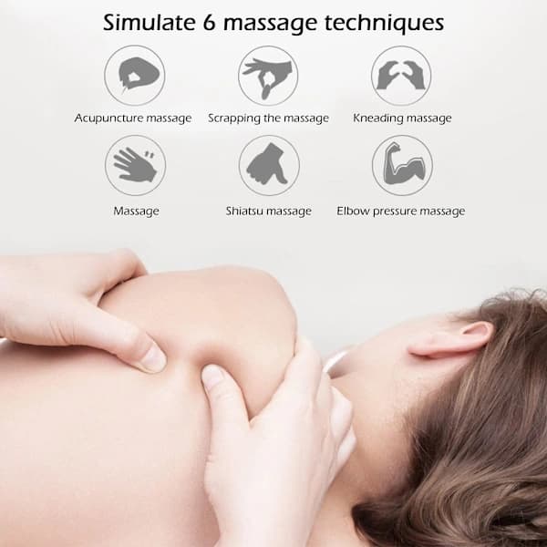 Massageapparat til nakke og ryg, elektrisk kropsmassage