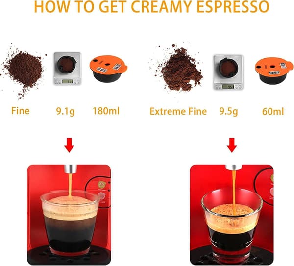 Bosh Tassimo Coffee Capsule Reusable Eco-Friendly 200ml Orange Orange one size
