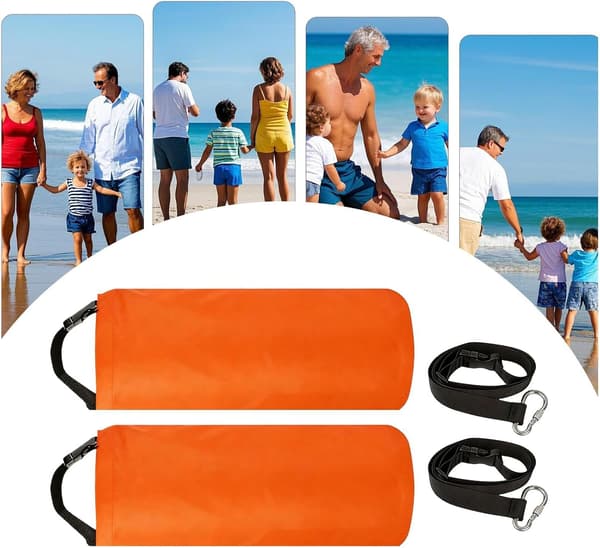 generisk Abdeckbeutel 2 stk à 11 kg med bærbar oransje - Orange