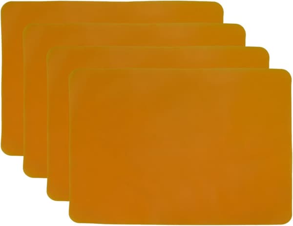 39,9 x 30 cm Uudet silikoniset pöytämatot, 4 kpl oranssi -