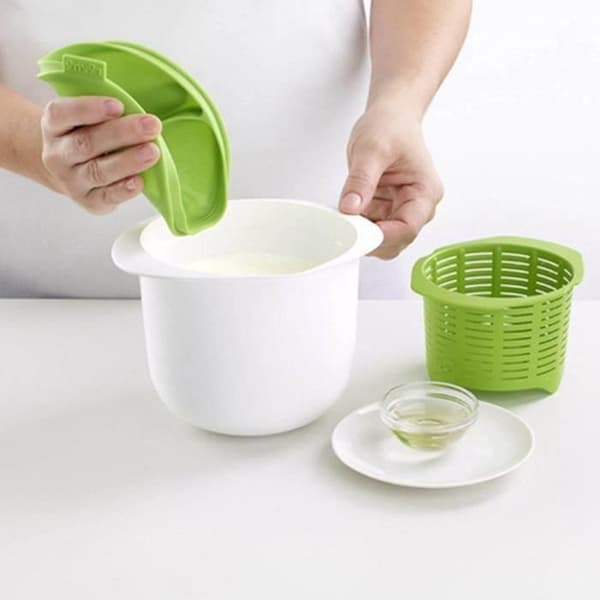 Cheese Making Kit with Lid, Homemade Cheese Mold Kitchen Accessory