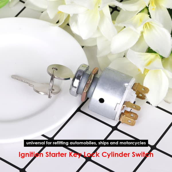 12V Ignition Starter Switch Universal Accessory Fits Most Tractors, Trucks, Car Trailers And More Heavy Equipment