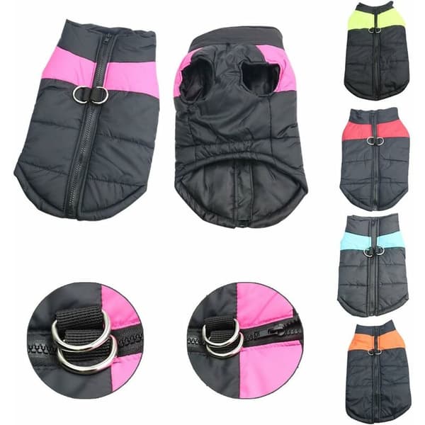 Winter Dog Coat Waterproof Clothes for Small Medium Large Dog Cat Size