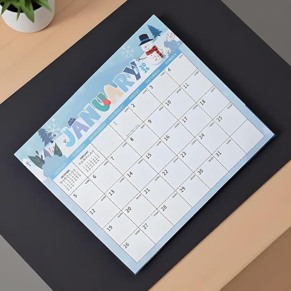 kjøleskapskalender 2026-2027 januar 2026 til juni 2027 C - C