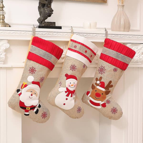 Julklappar God Jul Strumpor Jul Julstrumpa Present Godispåse Julgran Hängande