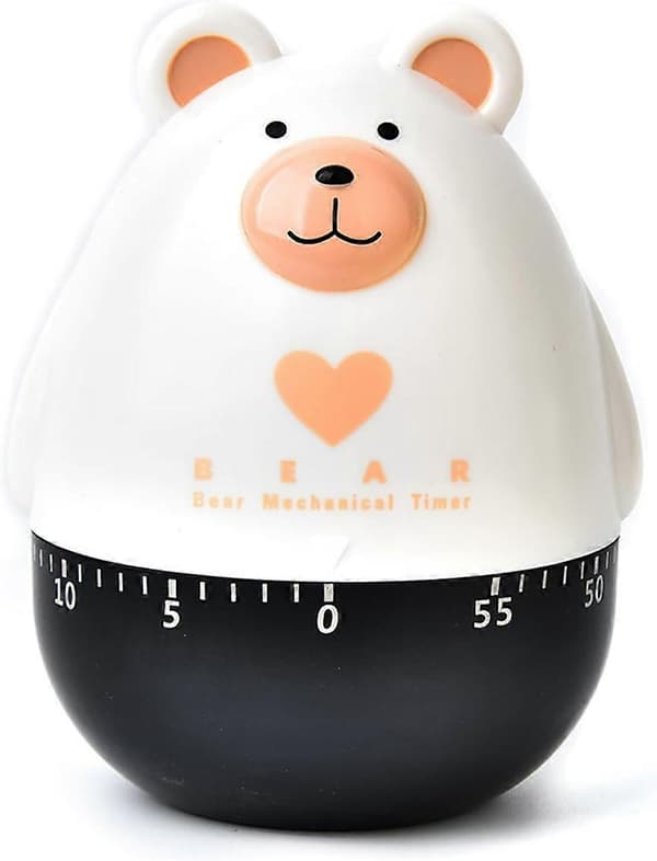 Kitchen Timer, 60 Minute Kitchen Timer Cute Cartoon Animal Timer for Kids Manage Time, Baking and Egg Cooking Timer Countdown Cooking Supplies