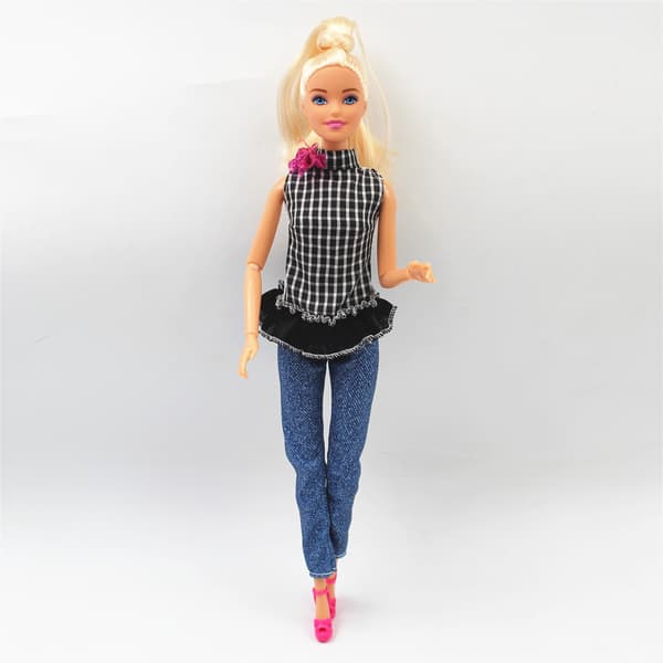 8-delt Barbie modekjole kostume, seler, mode top C C